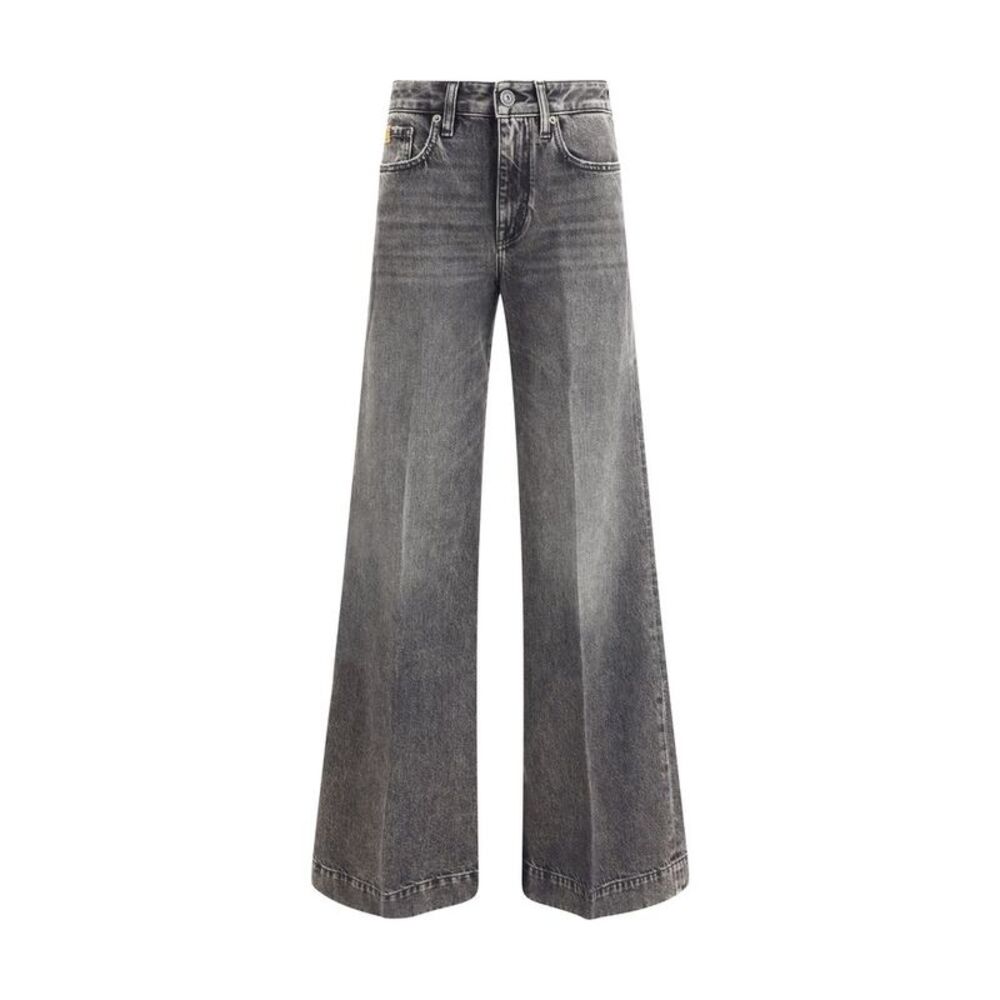 Jacob Cohen Gray Cotton Relaxed Fit Women's Jeans